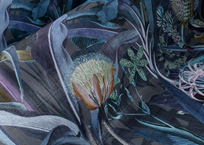 Arte Blooming Pineapple Wallpaper