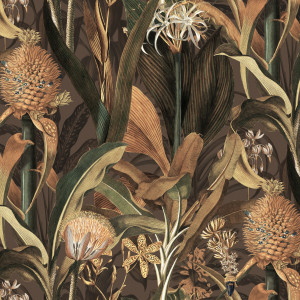 Arte Blooming Pineapple Wallpaper