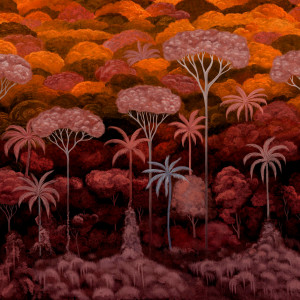 Arte Ciel Tropical Wallpaper