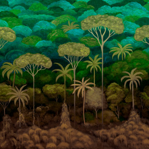Arte Ciel Tropical Wallpaper