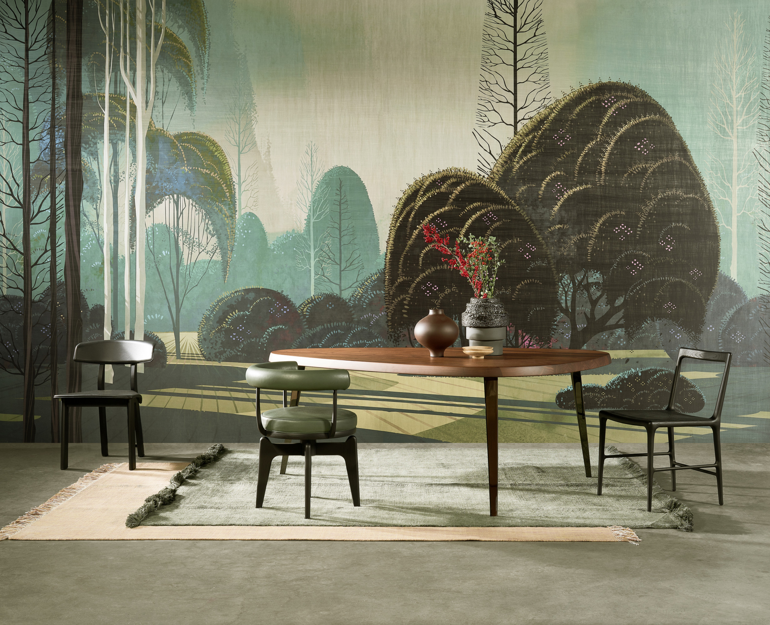 Arte Le Jardin Mystique Wallpaper