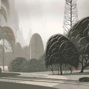 Arte Le Jardin Mystique Wallpaper