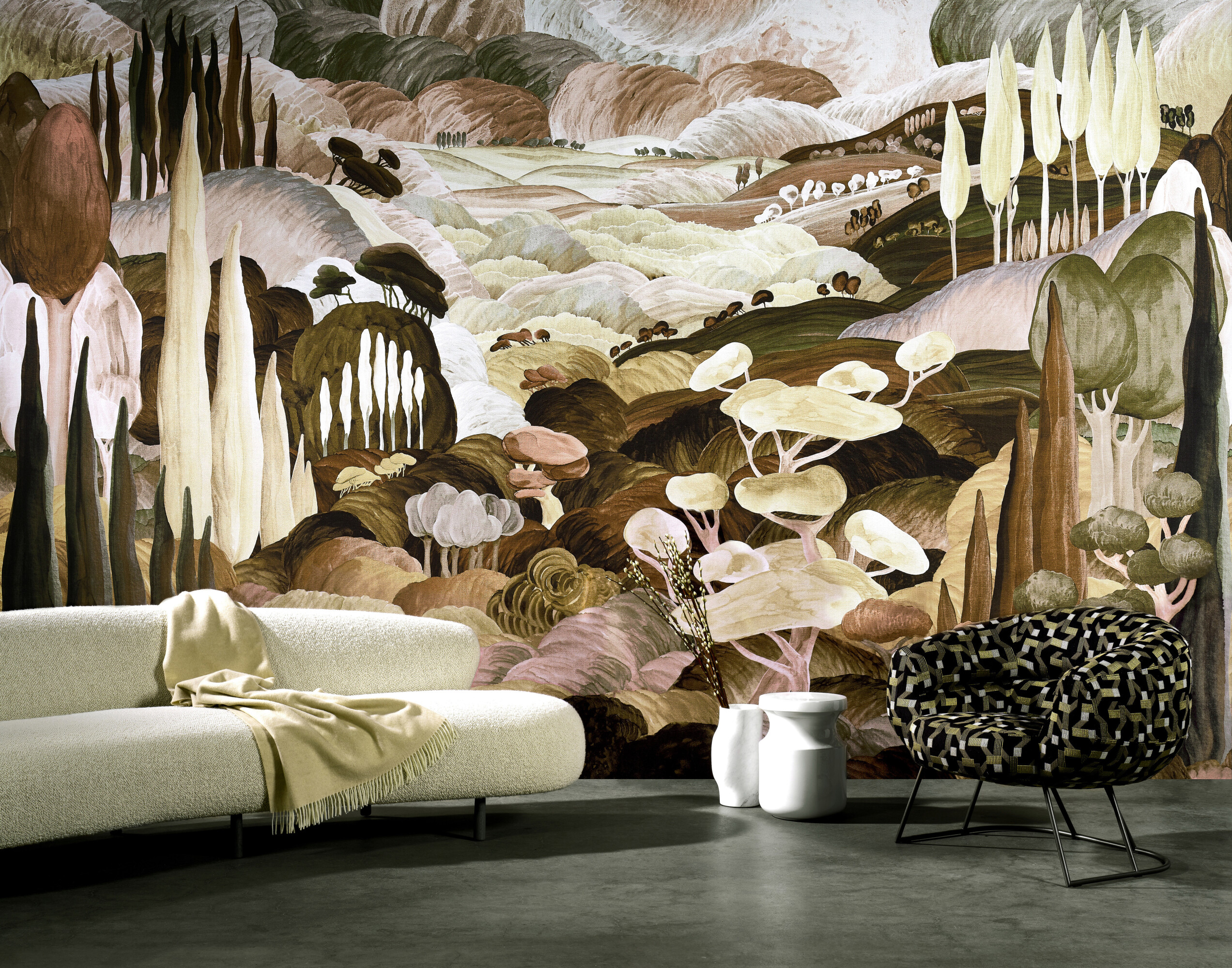 Arte Les Songes Toscans Wallpaper