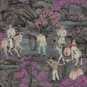 Arte Toile de Tibet Wallpaper