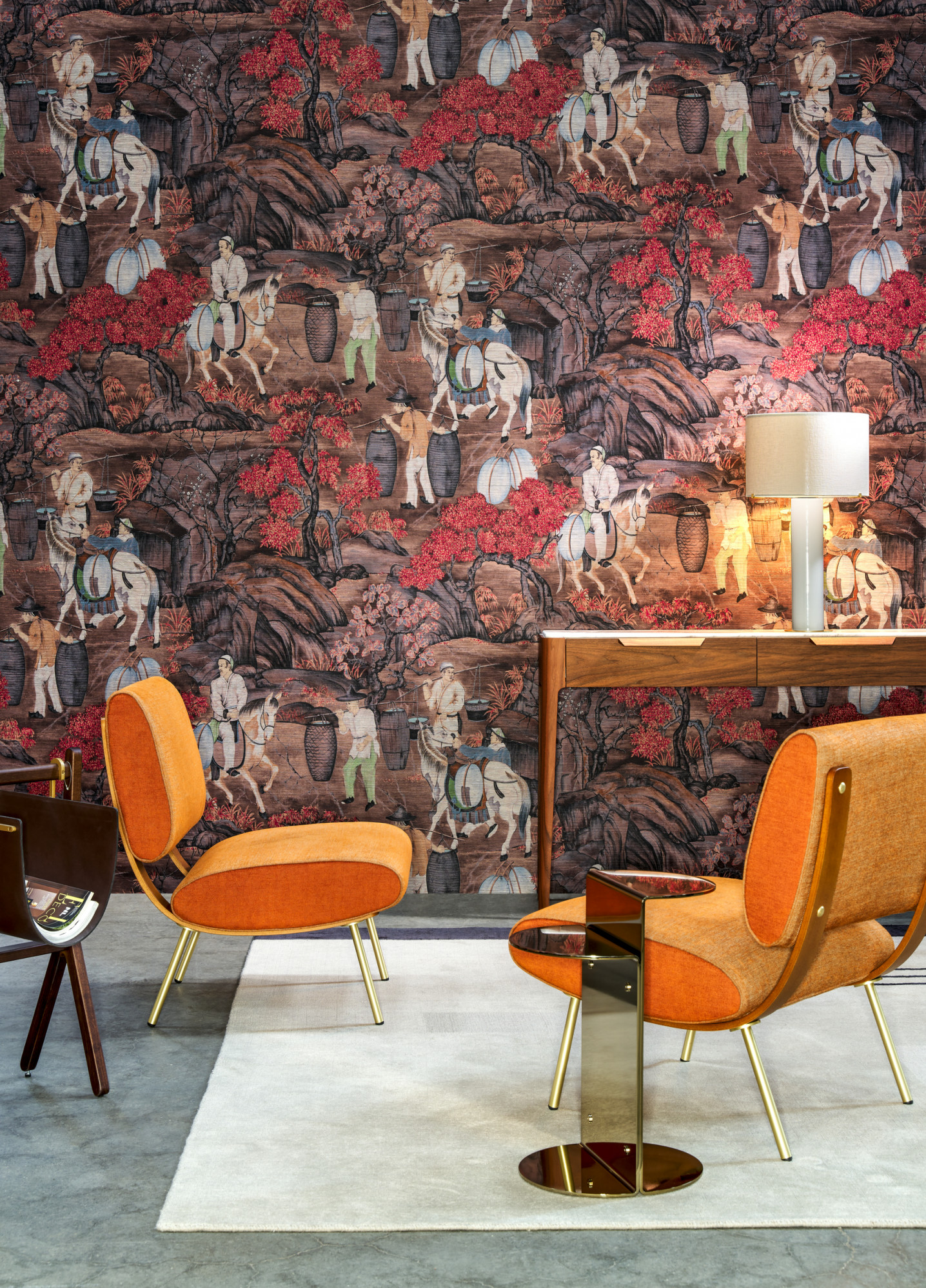 Arte Toile de Tibet Wallpaper