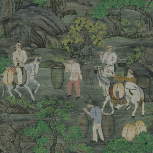 Arte Toile de Tibet Wallpaper