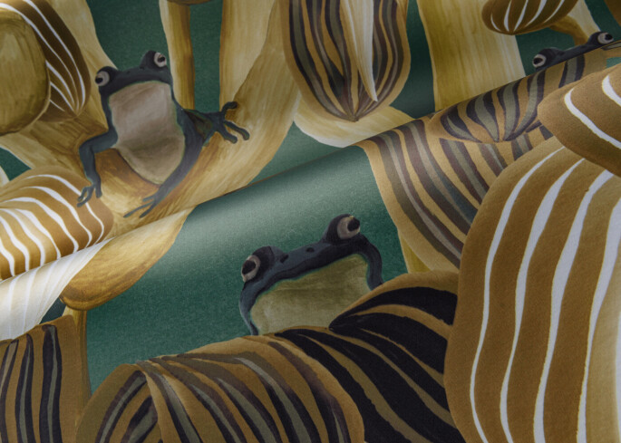 Arte Les Grenouilles de Chavroches Wallpaper