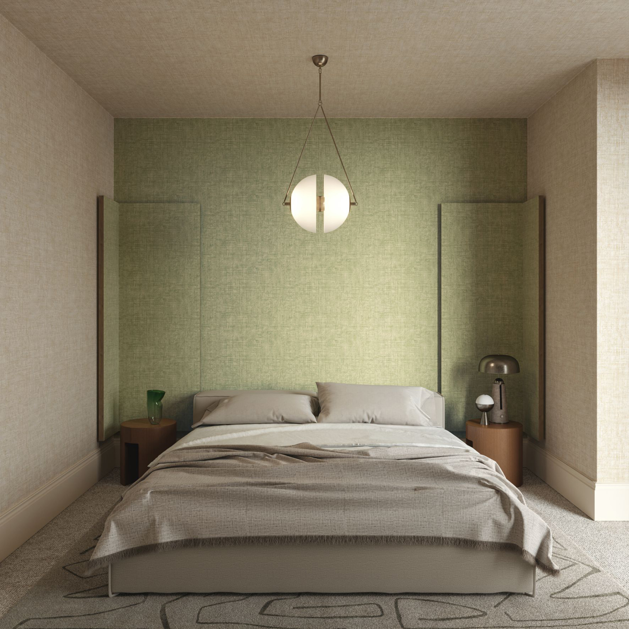 Arte Brushed Suede Wallpaper