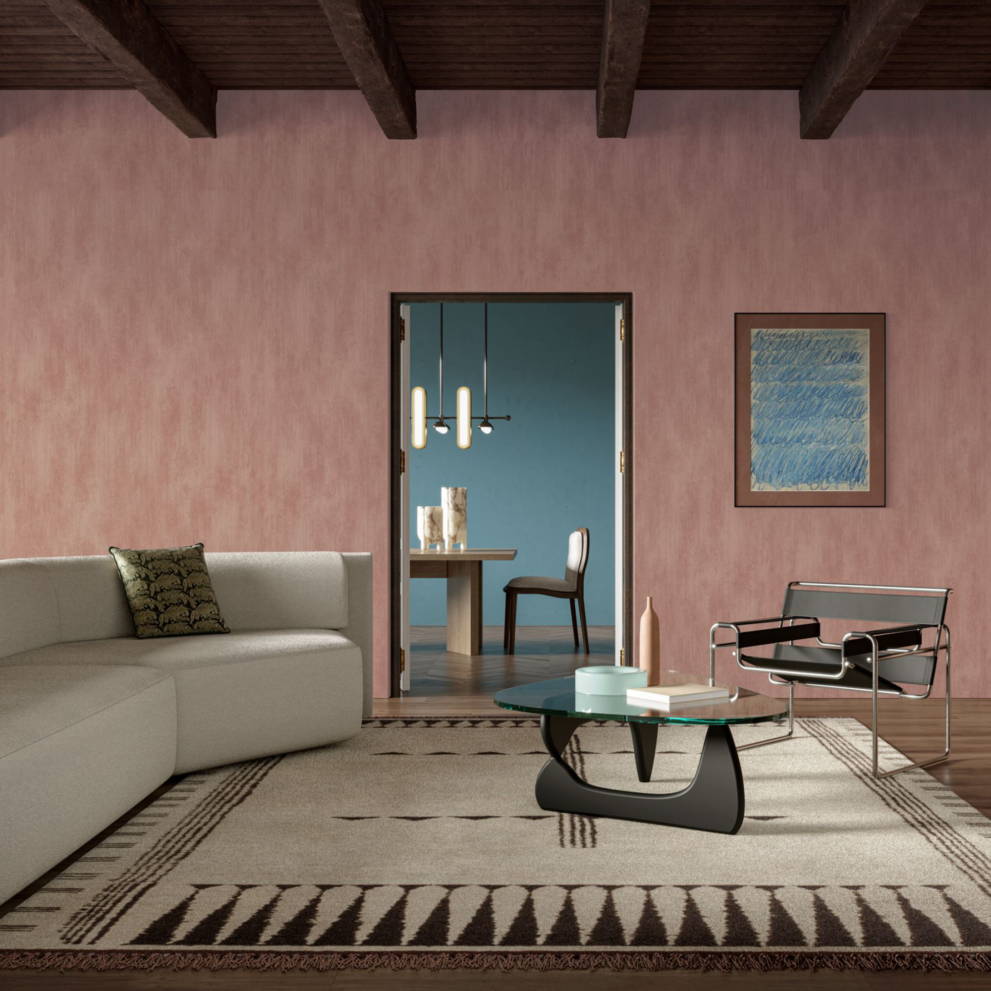 Arte Washed Linen Wallpaper
