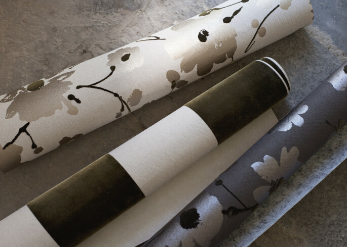Arte Stripe Velvet and Lin Wallpaper