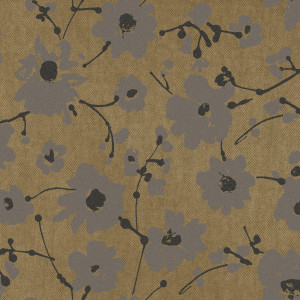Arte Metal Velvet Flower and Lin Wallpaper