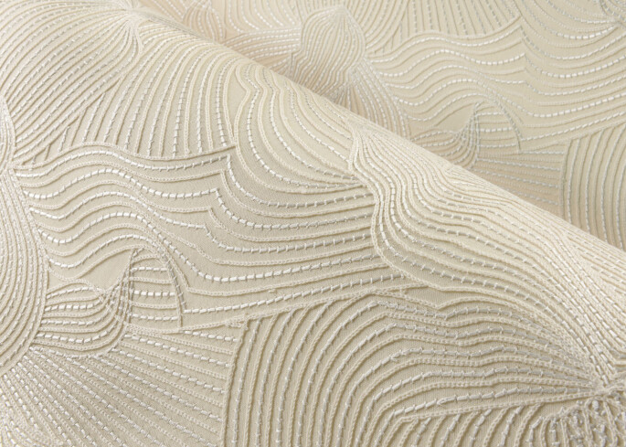 Arte Techno Bee Embroidered Wallpaper