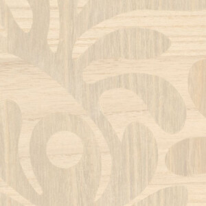 Arte Woodblock Beetle Fern Wallpaper