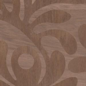 Arte Woodblock Beetle Fern Wallpaper