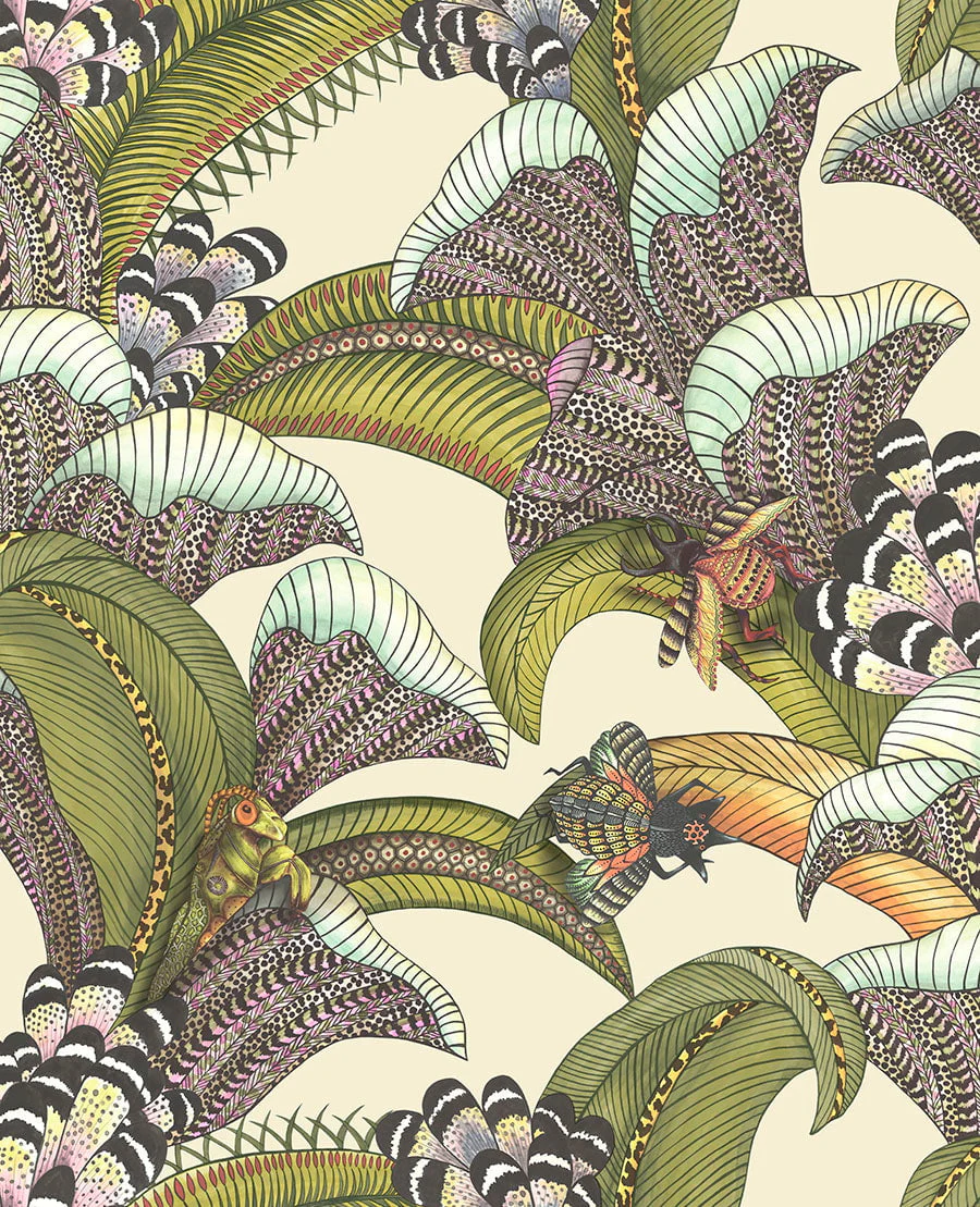 Cole & Son Hoopoe Leaves Wallpaper