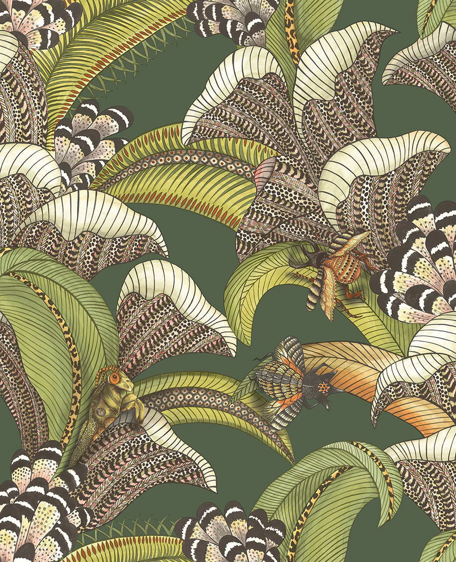 Cole & Son Hoopoe Leaves Wallpaper