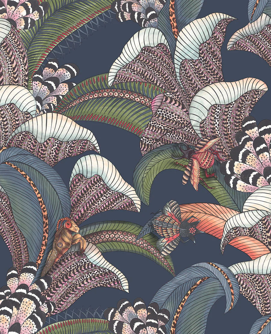 Cole & Son Hoopoe Leaves Wallpaper
