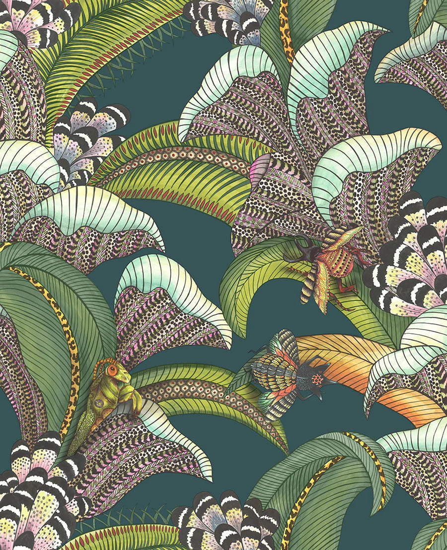 Cole & Son Hoopoe Leaves Wallpaper