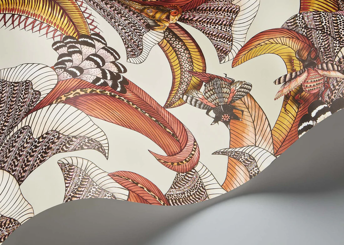 Cole & Son Hoopoe Leaves Wallpaper