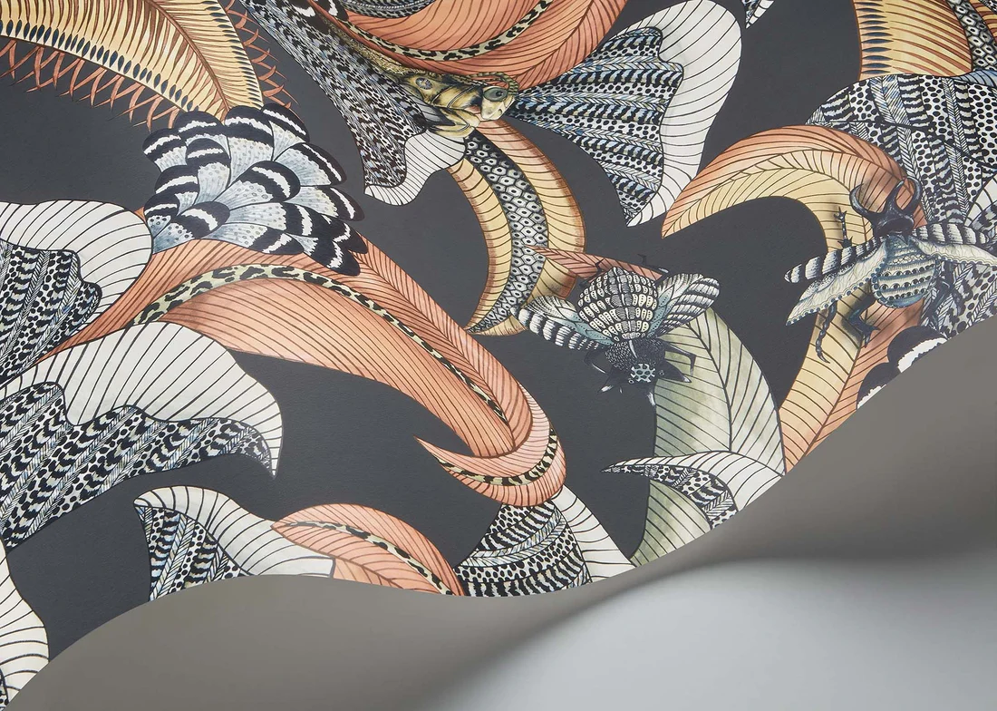 Cole & Son Hoopoe Leaves Wallpaper