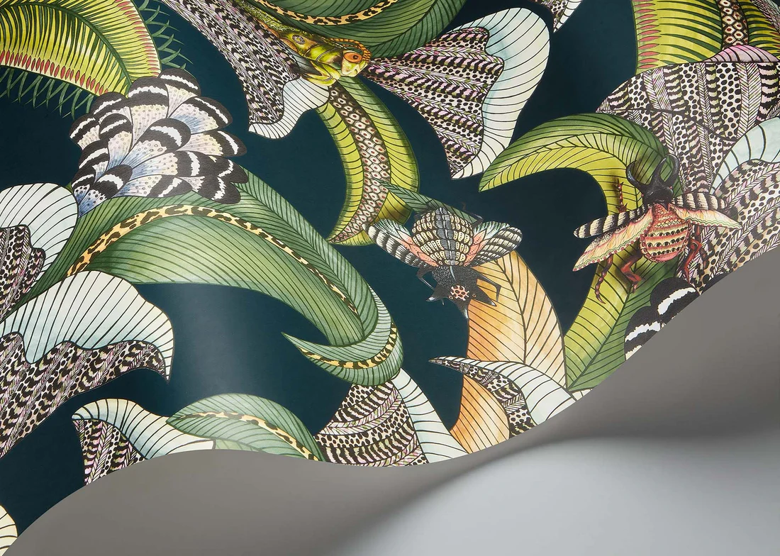 Cole & Son Hoopoe Leaves Wallpaper