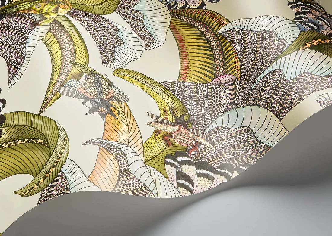 Cole & Son Hoopoe Leaves Wallpaper