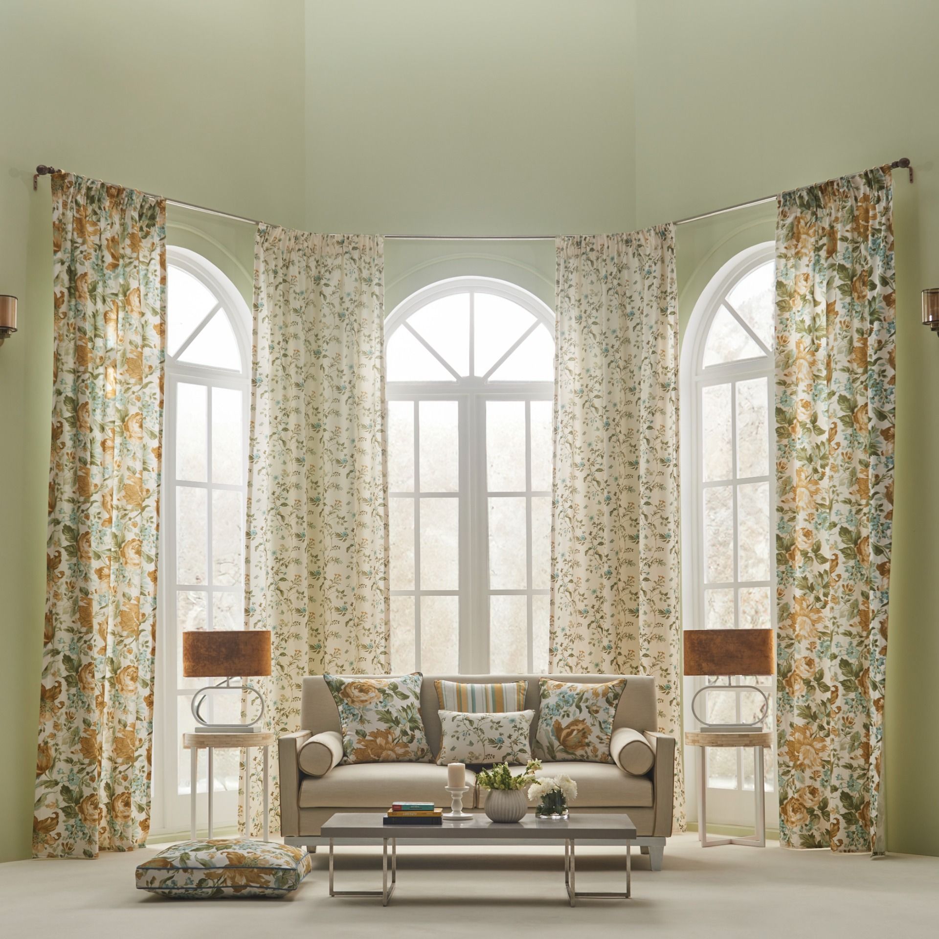 Enhance Your Interiors with Arte Wallpaper and D'Decor Curtain Solutions in Gurgaon COUNTRY GARDEN