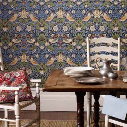 Morris & Co. Strawberry Thief Wallpaper