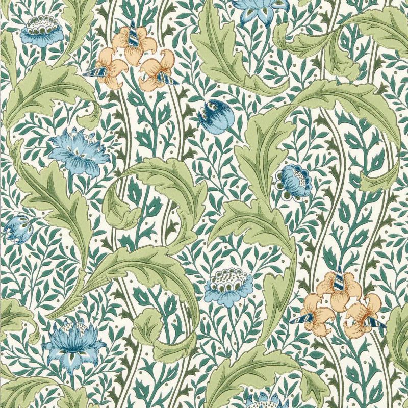 Morris & Co. Wild Tulip & Vine Wallpaper